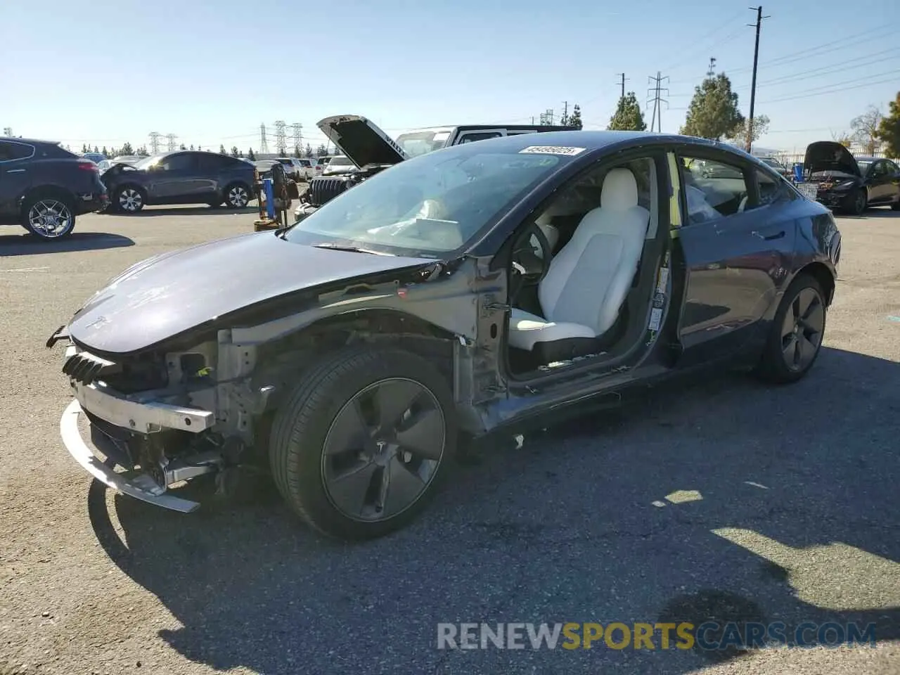 1 fotografías del automóvil dañado 5YJ3E1EA9NF373276 TESLA MODEL 3 2022