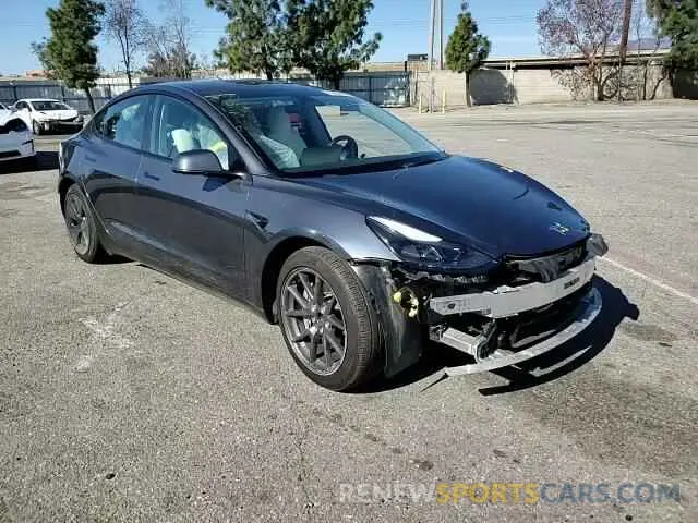 10 fotografías del automóvil dañado 5YJ3E1EA9NF373276 TESLA MODEL 3 2022
