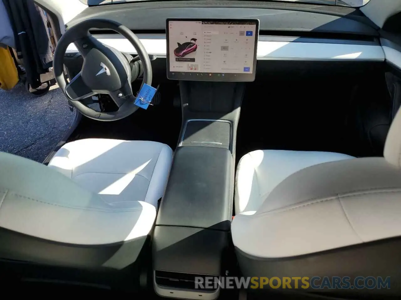 8 fotografías del automóvil dañado 5YJ3E1EA9NF373276 TESLA MODEL 3 2022