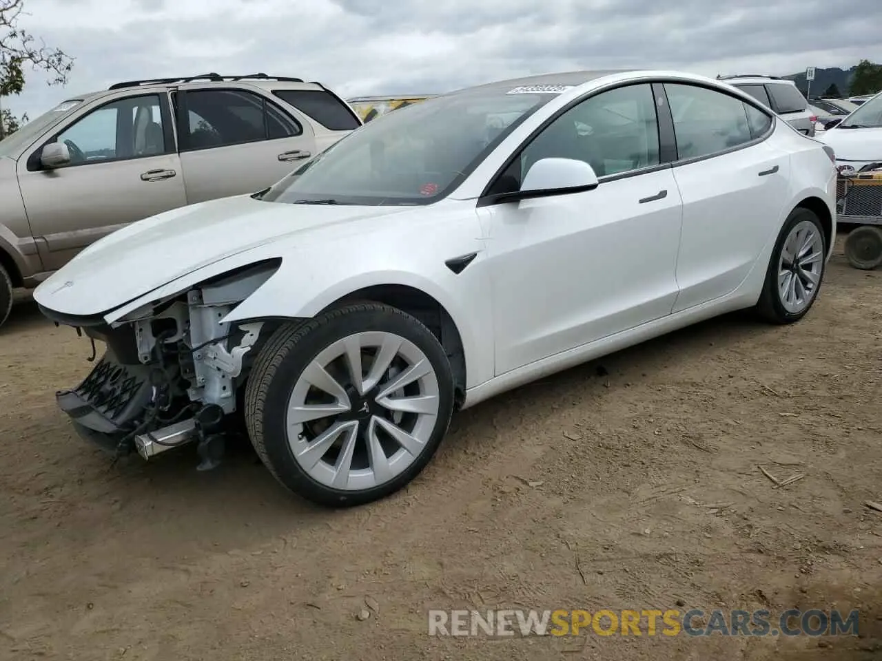 1 fotografías del automóvil dañado 5YJ3E1EA9NF376419 TESLA MODEL 3 2022