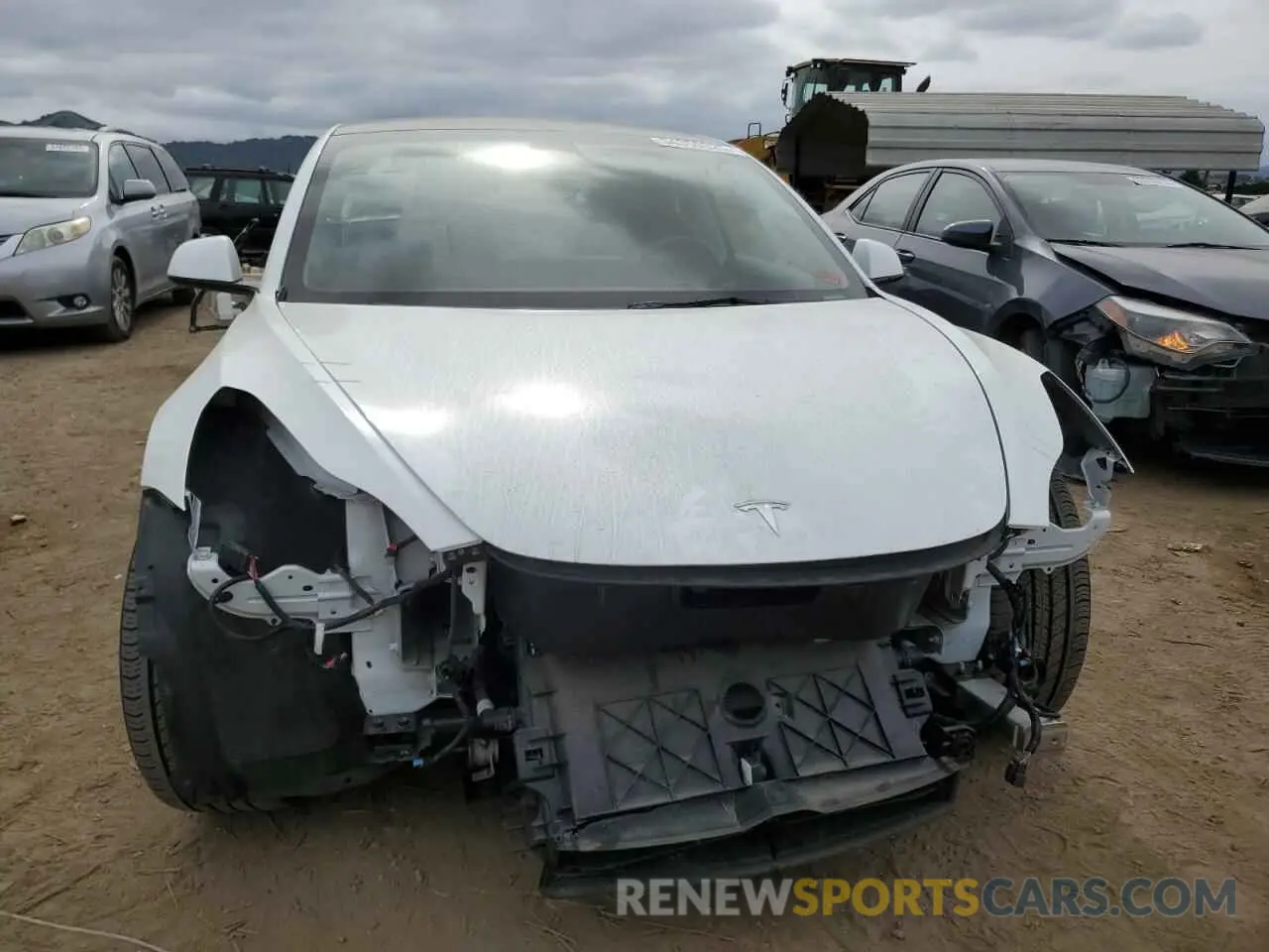 5 fotografías del automóvil dañado 5YJ3E1EA9NF376419 TESLA MODEL 3 2022