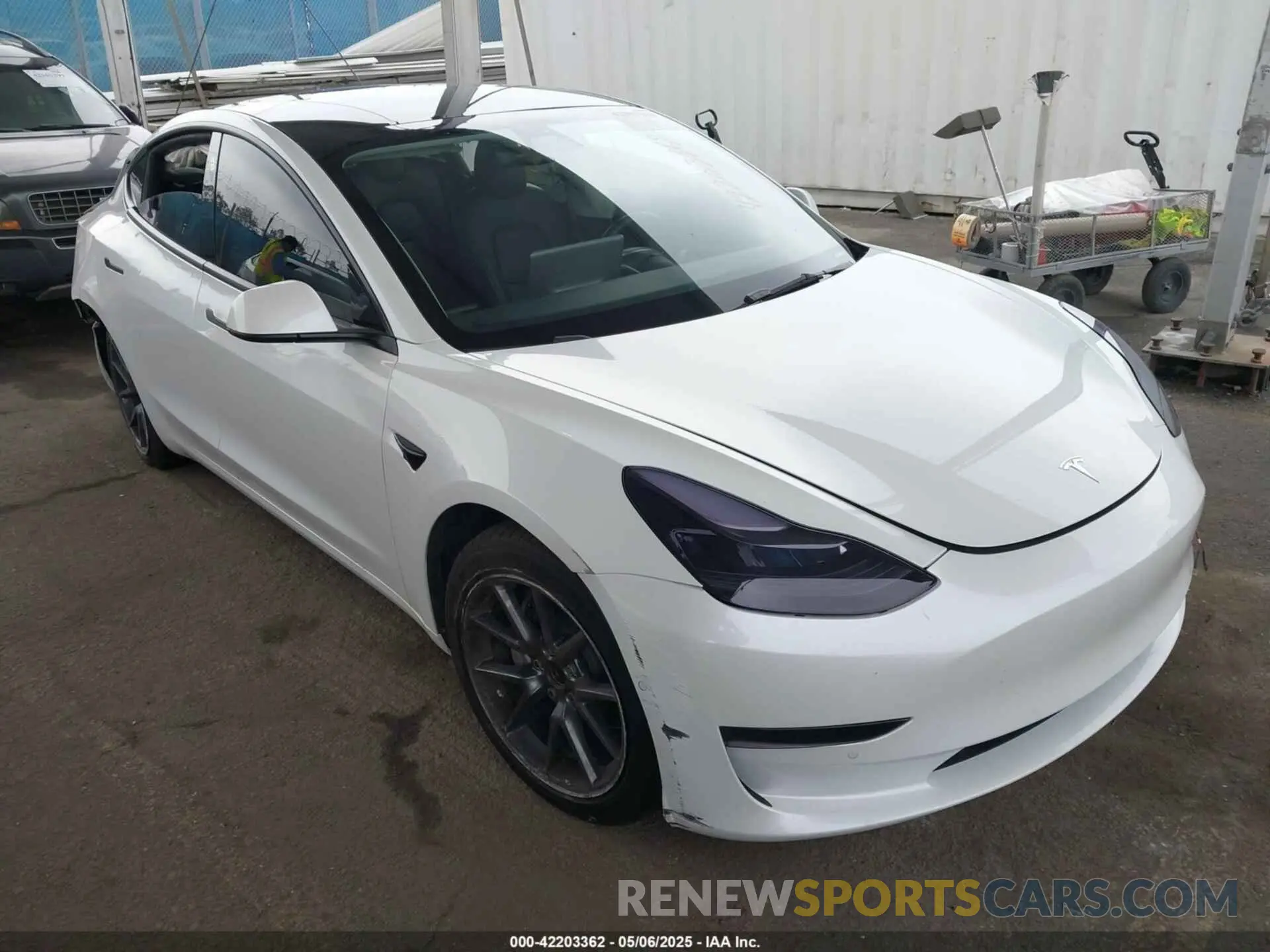 1 fotografías del automóvil dañado 5YJ3E1EAXNF117101 TESLA MODEL 3 2022