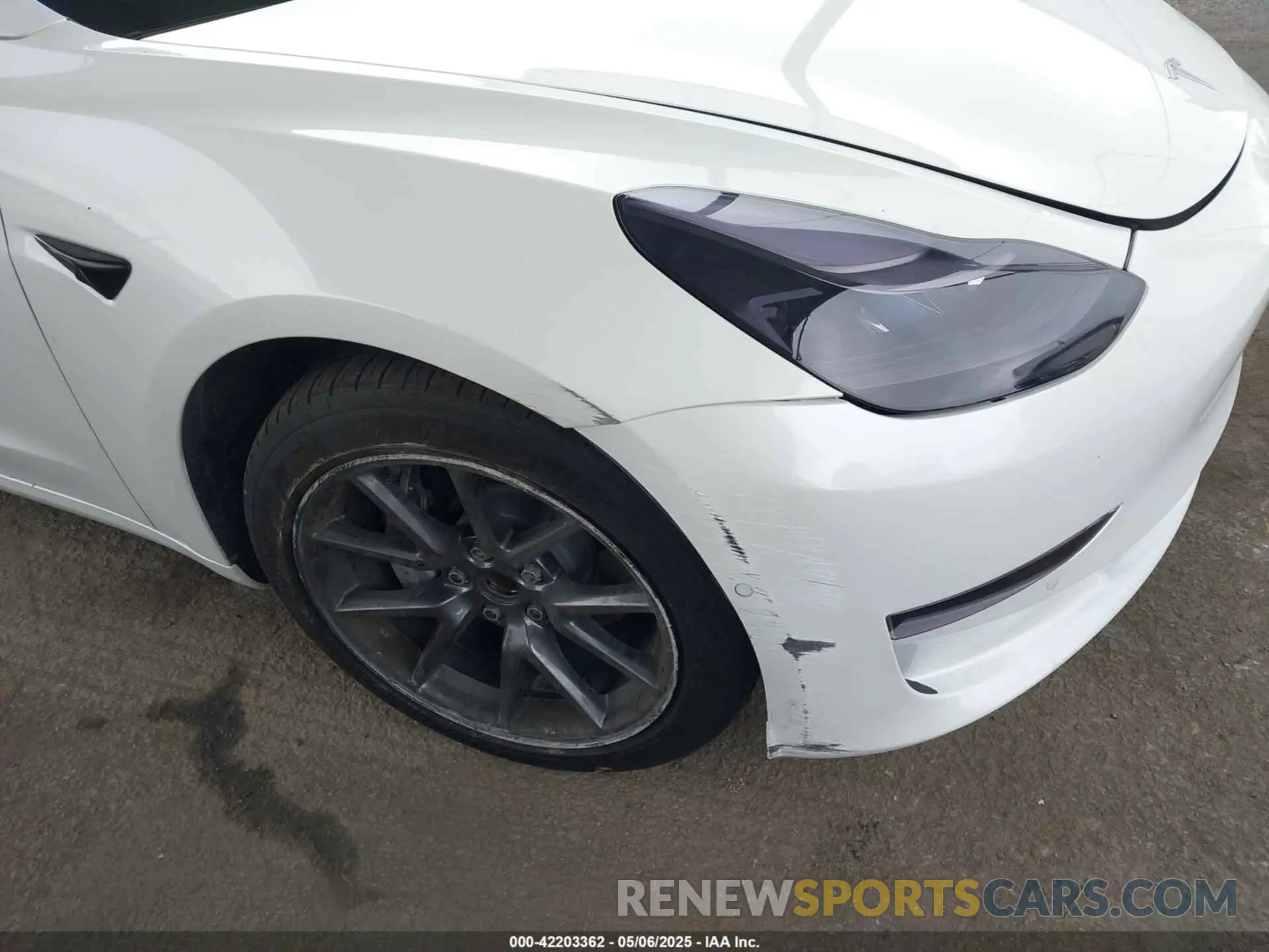 20 fotografías del automóvil dañado 5YJ3E1EAXNF117101 TESLA MODEL 3 2022