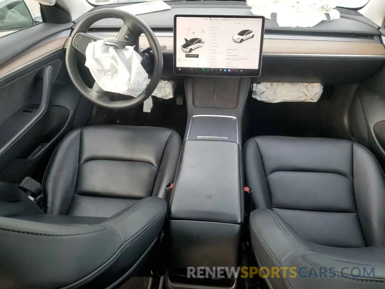 8 fotografías del automóvil dañado 5YJ3E1EAXNF119012 TESLA MODEL 3 2022