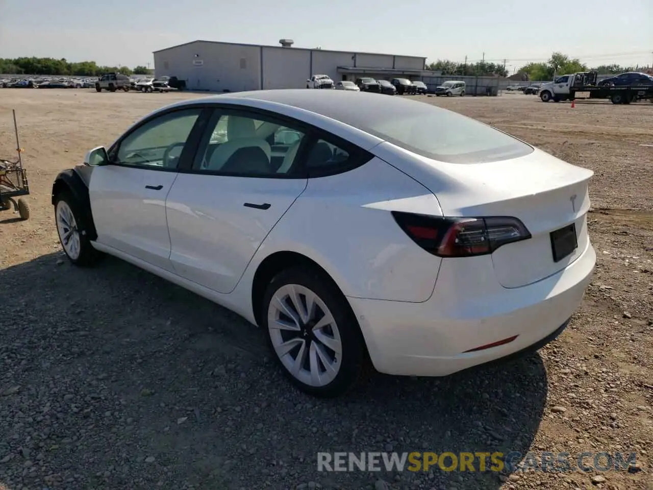 3 fotografías del automóvil dañado 5YJ3E1EAXNF135243 TESLA MODEL 3 2022
