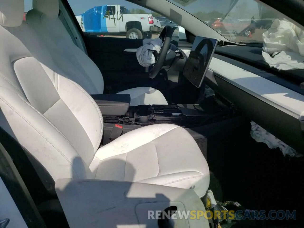 5 fotografías del automóvil dañado 5YJ3E1EAXNF135243 TESLA MODEL 3 2022
