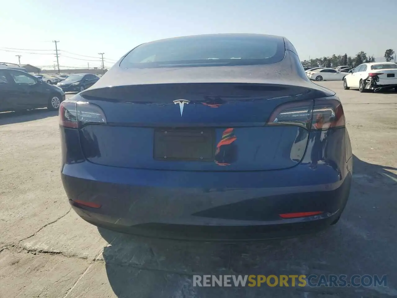 6 fotografías del automóvil dañado 5YJ3E1EAXNF142693 TESLA MODEL 3 2022