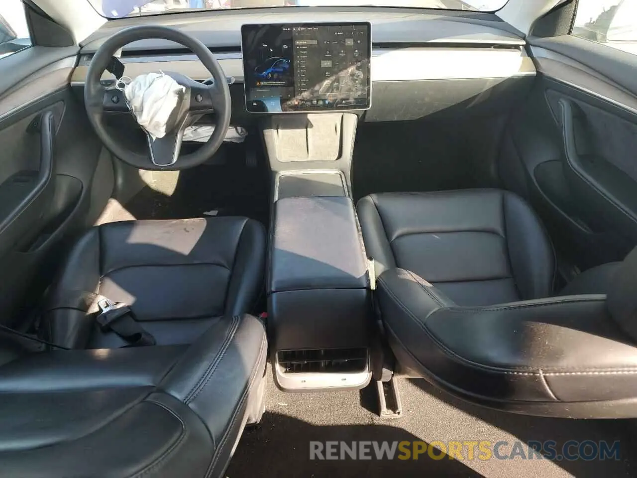 8 fotografías del automóvil dañado 5YJ3E1EAXNF142693 TESLA MODEL 3 2022