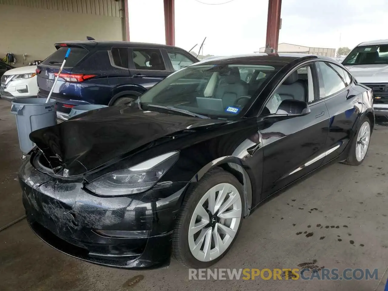 1 fotografías del automóvil dañado 5YJ3E1EAXNF186757 TESLA MODEL 3 2022