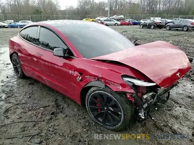 11 fotografías del automóvil dañado 5YJ3E1EAXNF187262 TESLA MODEL 3 2022