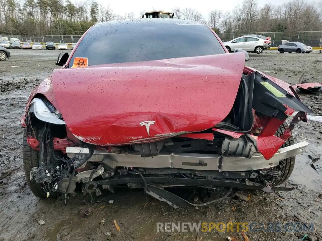 5 fotografías del automóvil dañado 5YJ3E1EAXNF187262 TESLA MODEL 3 2022