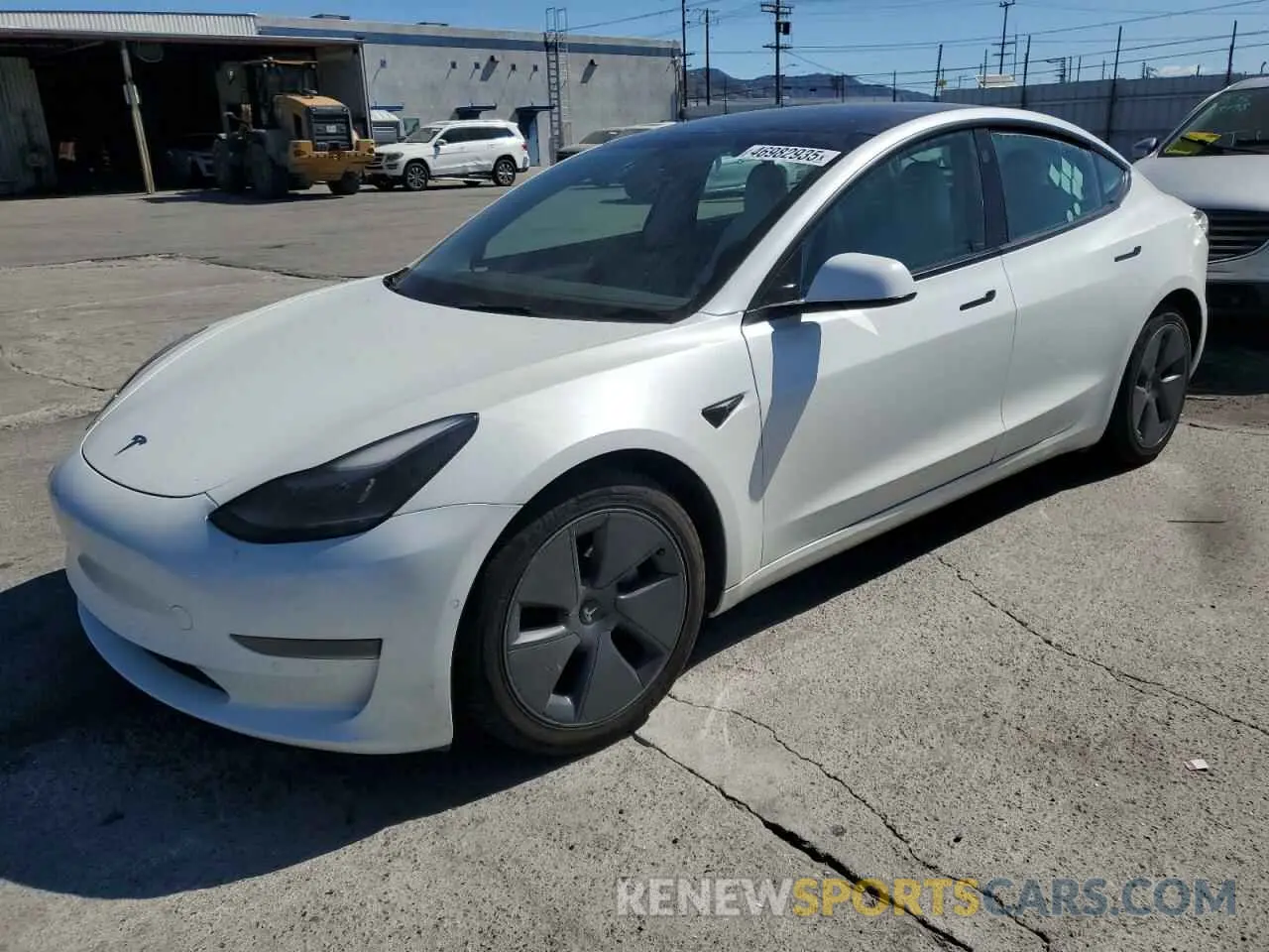 1 fotografías del automóvil dañado 5YJ3E1EAXNF203914 TESLA MODEL 3 2022
