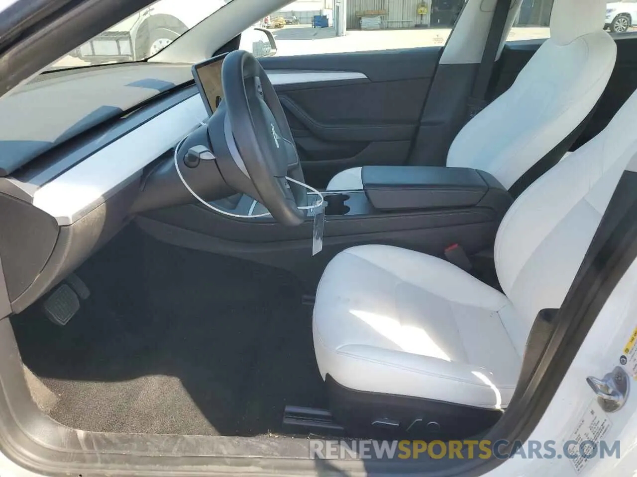 7 fotografías del automóvil dañado 5YJ3E1EAXNF203914 TESLA MODEL 3 2022