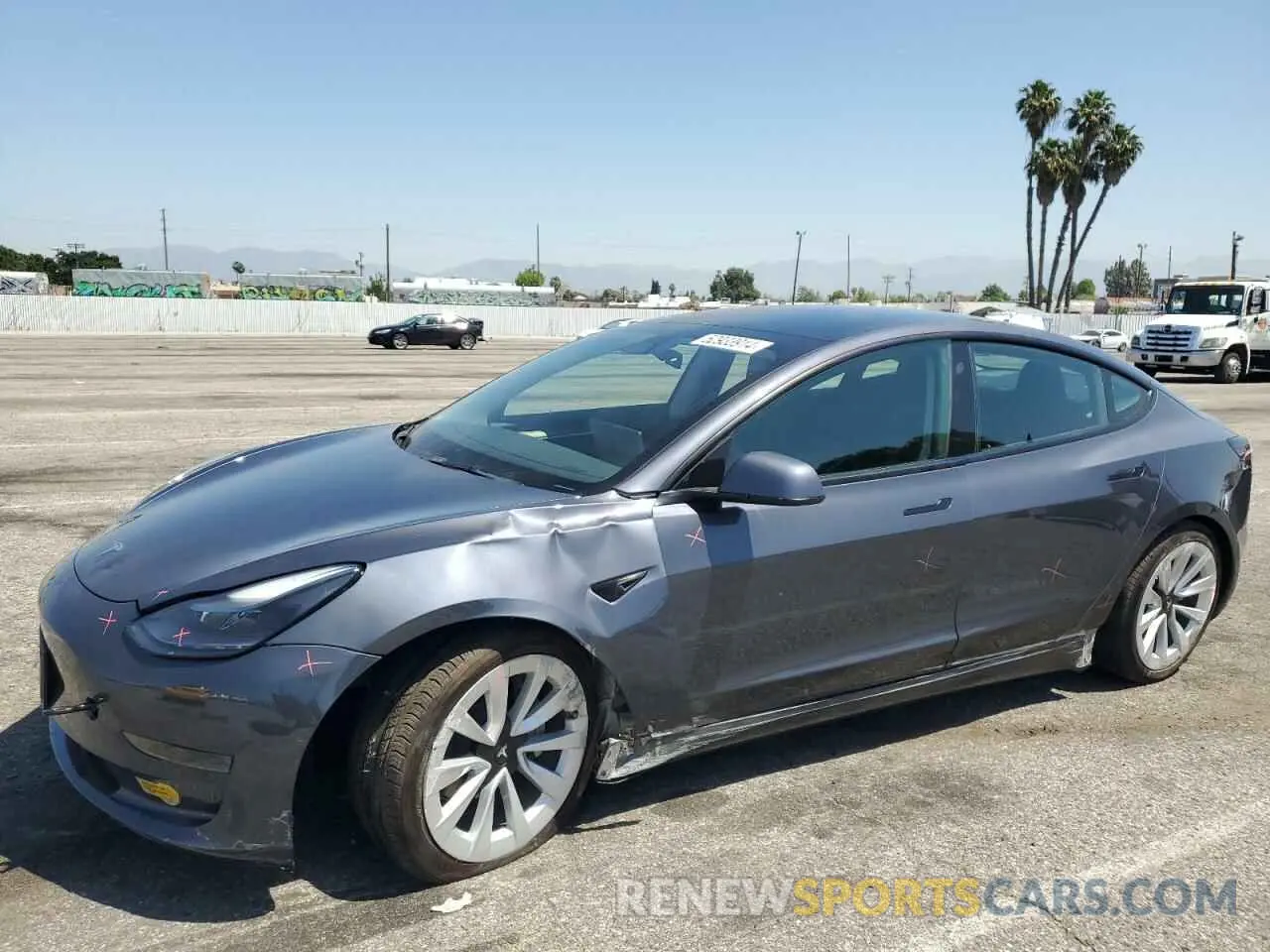 1 fotografías del automóvil dañado 5YJ3E1EAXNF251588 TESLA MODEL 3 2022