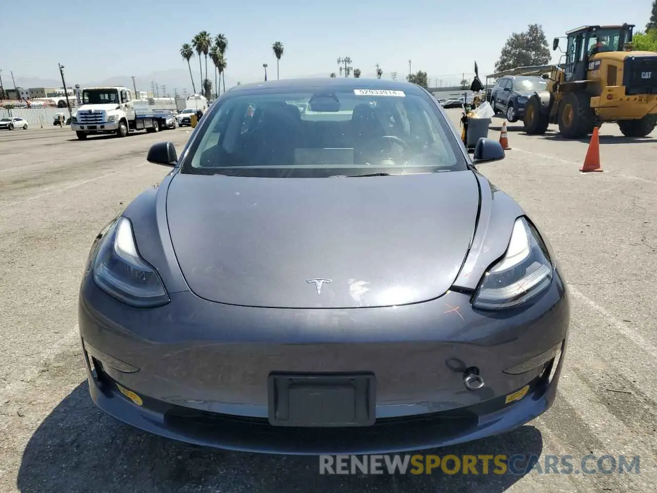 5 fotografías del automóvil dañado 5YJ3E1EAXNF251588 TESLA MODEL 3 2022
