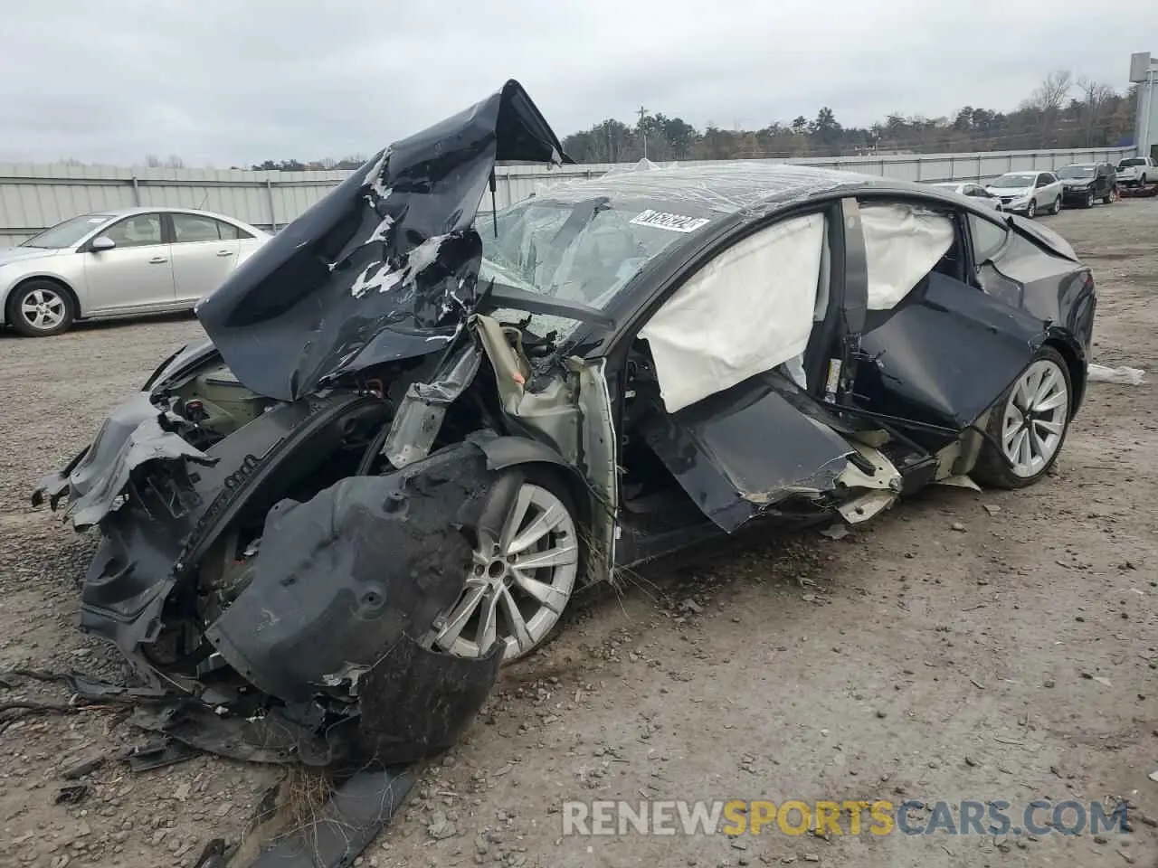 1 fotografías del automóvil dañado 5YJ3E1EAXNF286079 TESLA MODEL 3 2022