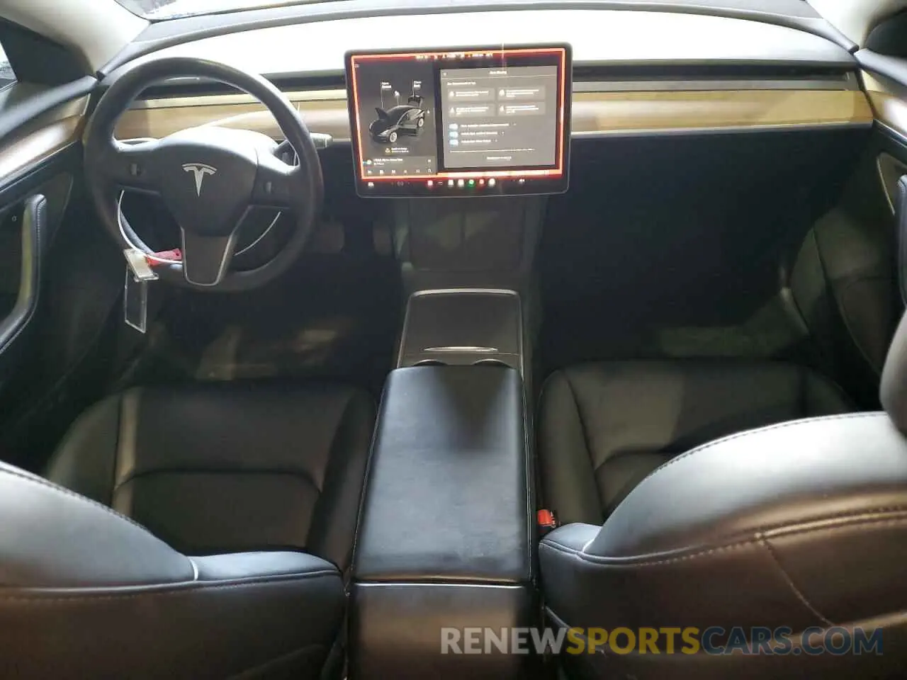8 fotografías del automóvil dañado 5YJ3E1EAXNF287491 TESLA MODEL 3 2022