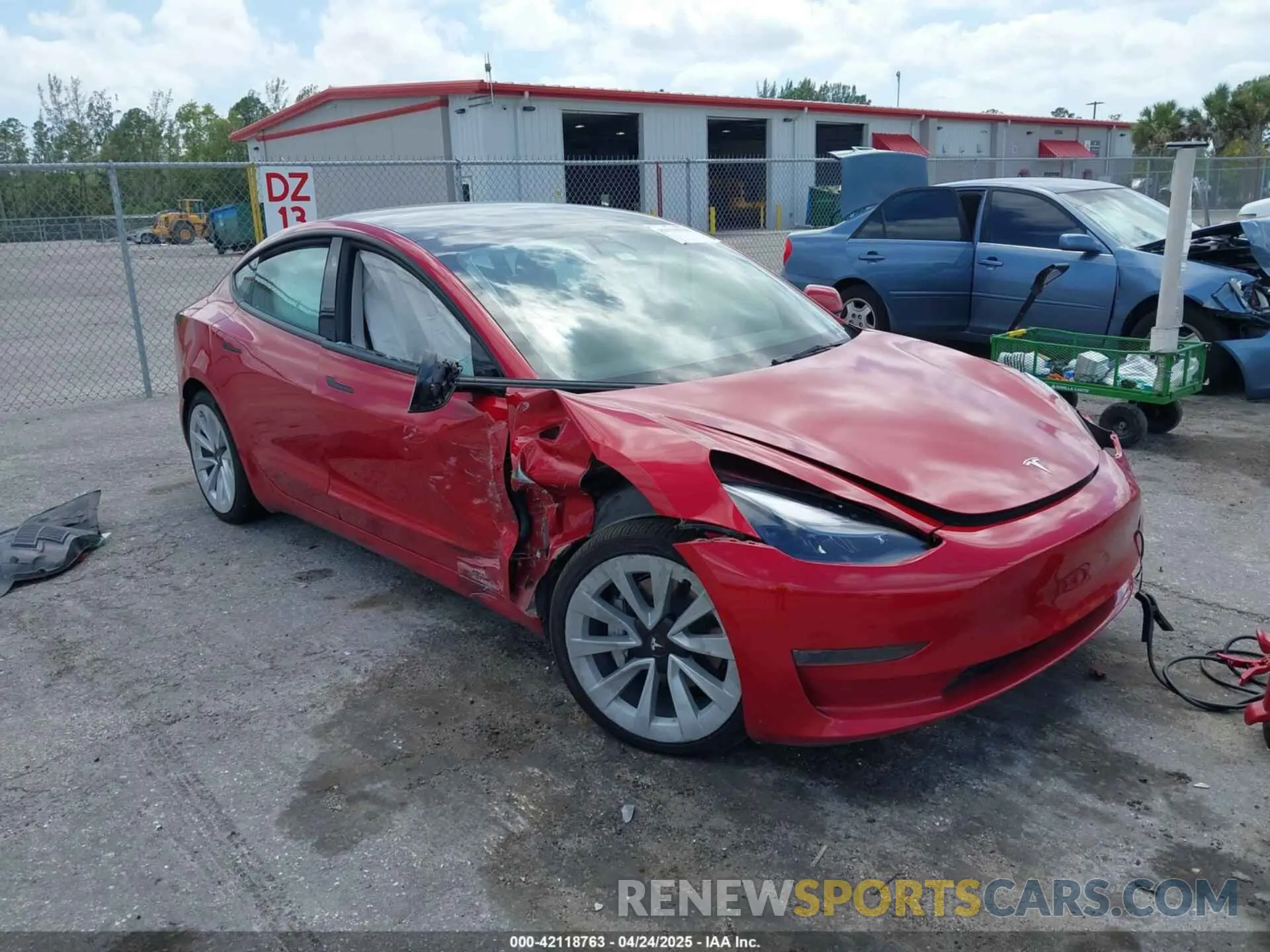 1 fotografías del automóvil dañado 5YJ3E1EAXNF288351 TESLA MODEL 3 2022