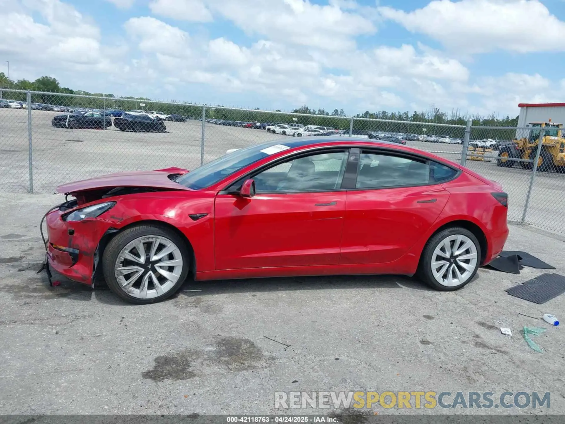 13 fotografías del automóvil dañado 5YJ3E1EAXNF288351 TESLA MODEL 3 2022
