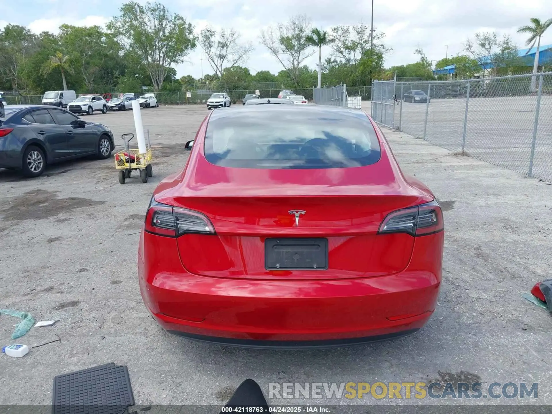 15 fotografías del automóvil dañado 5YJ3E1EAXNF288351 TESLA MODEL 3 2022
