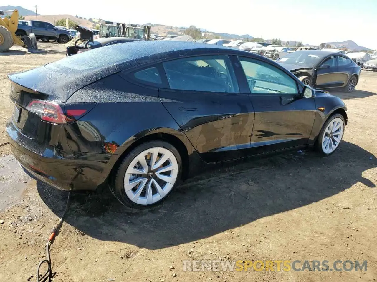 3 fotografías del automóvil dañado 5YJ3E1EAXNF288530 TESLA MODEL 3 2022