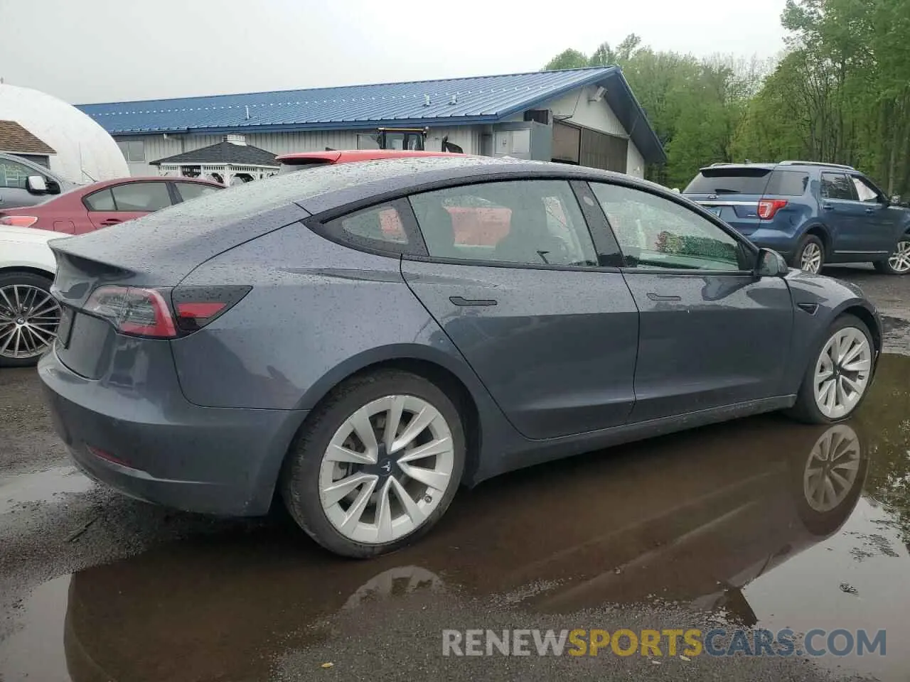 3 fotografías del automóvil dañado 5YJ3E1EAXNF289919 TESLA MODEL 3 2022