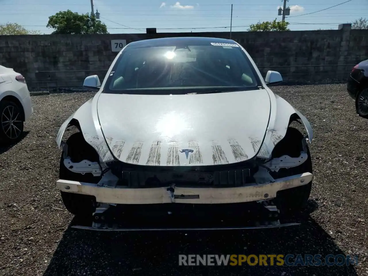 5 fotografías del automóvil dañado 5YJ3E1EAXNF290276 TESLA MODEL 3 2022