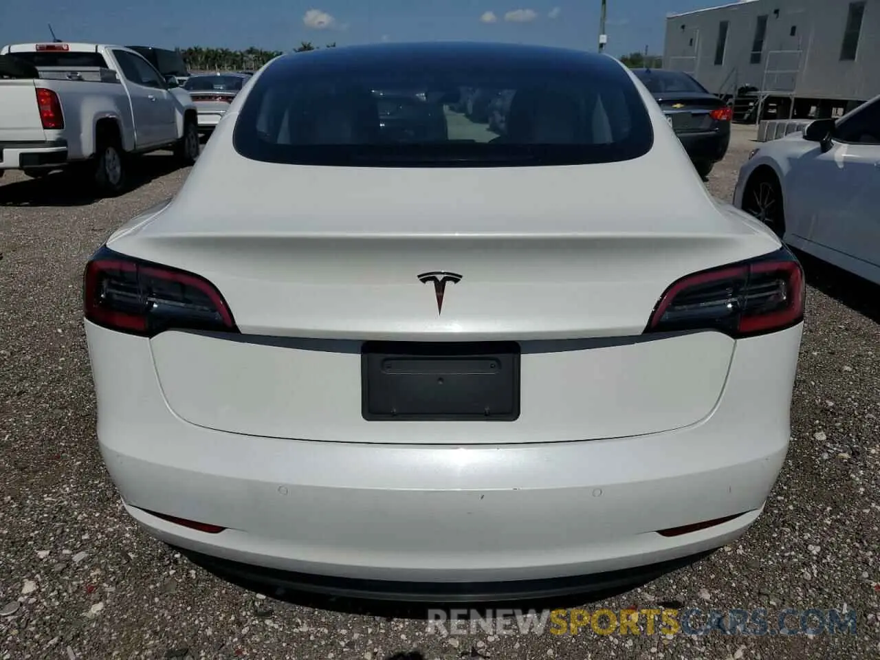 6 fotografías del automóvil dañado 5YJ3E1EAXNF290276 TESLA MODEL 3 2022