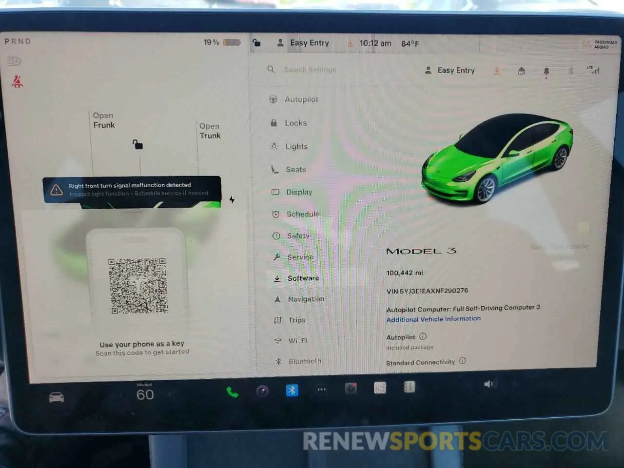 9 fotografías del automóvil dañado 5YJ3E1EAXNF290276 TESLA MODEL 3 2022