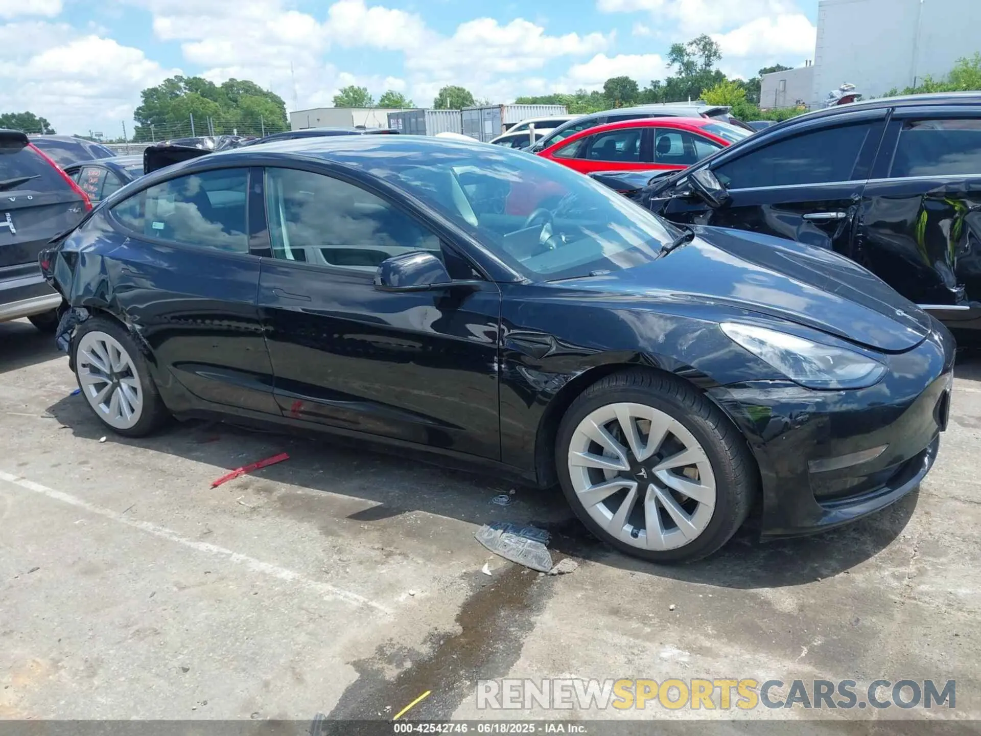 13 fotografías del automóvil dañado 5YJ3E1EAXNF291170 TESLA MODEL 3 2022
