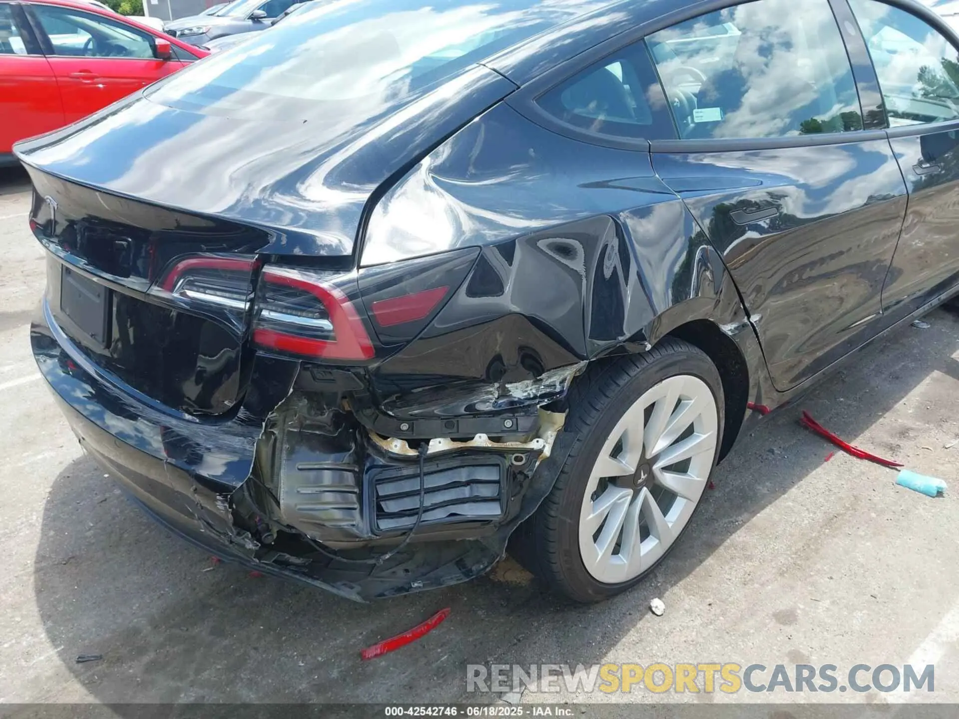 20 fotografías del automóvil dañado 5YJ3E1EAXNF291170 TESLA MODEL 3 2022
