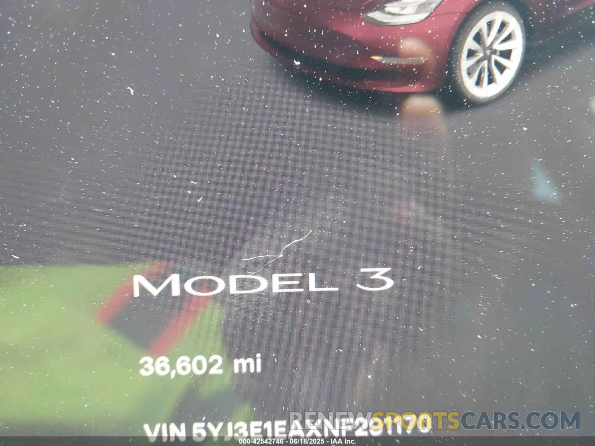 7 fotografías del automóvil dañado 5YJ3E1EAXNF291170 TESLA MODEL 3 2022
