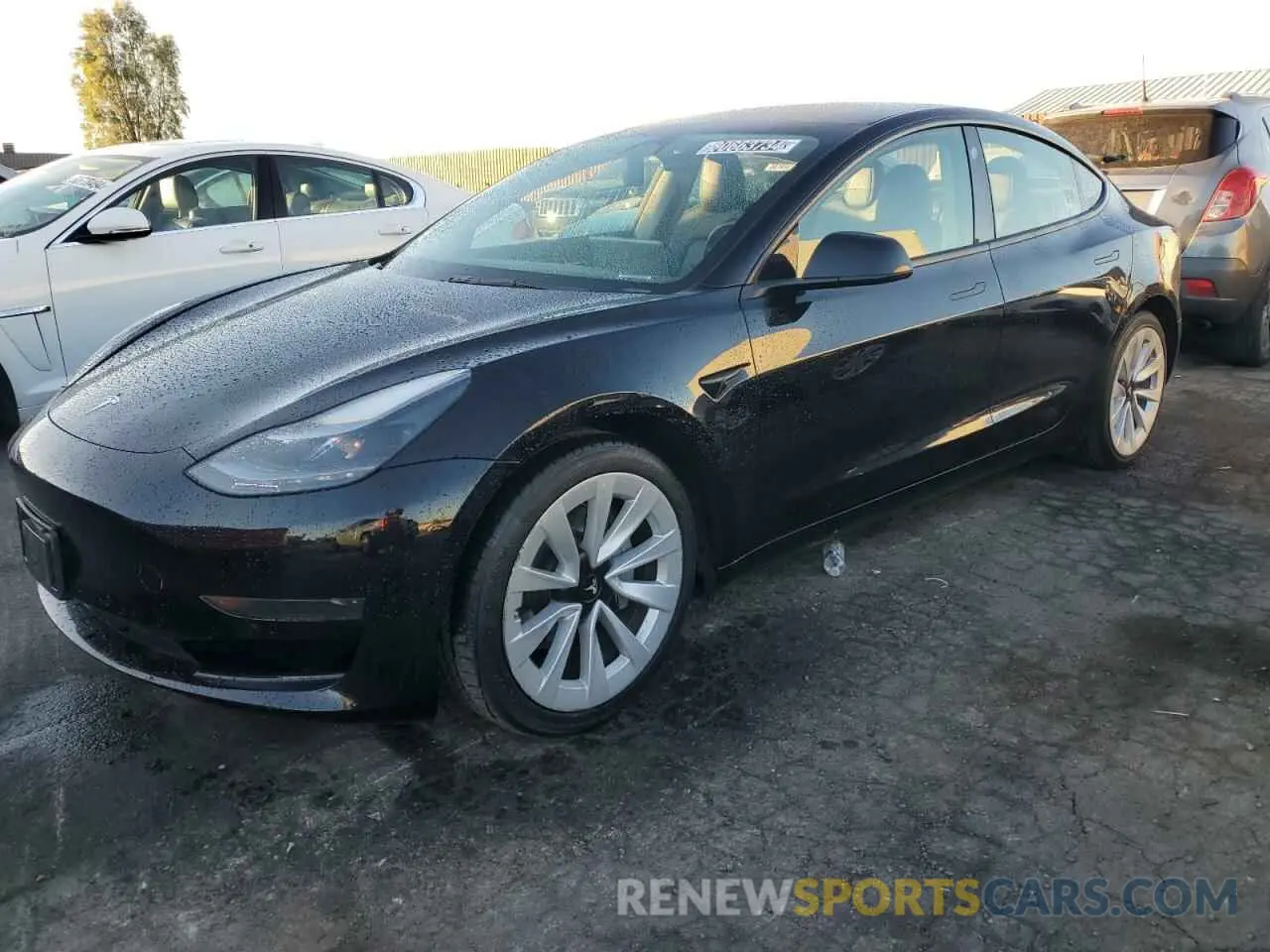1 fotografías del automóvil dañado 5YJ3E1EAXNF291220 TESLA MODEL 3 2022