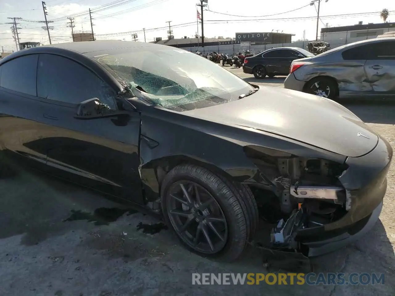 9 fotografías del automóvil dañado 5YJ3E1EAXNF293985 TESLA MODEL 3 2022