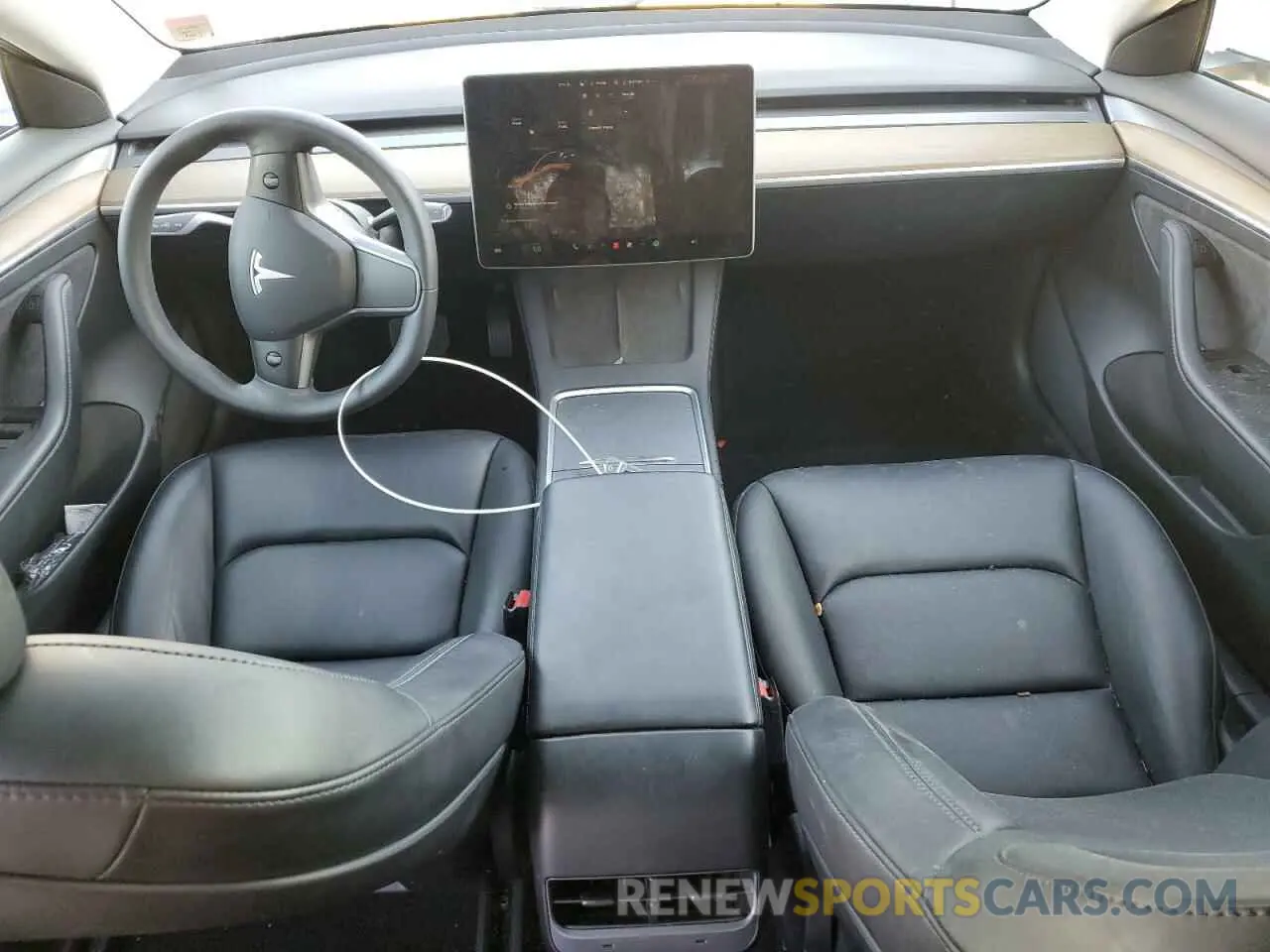 8 fotografías del automóvil dañado 5YJ3E1EAXNF301955 TESLA MODEL 3 2022
