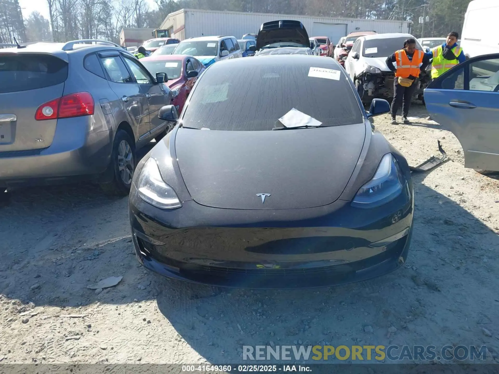 12 fotografías del automóvil dañado 5YJ3E1EAXNF305410 TESLA MODEL 3 2022