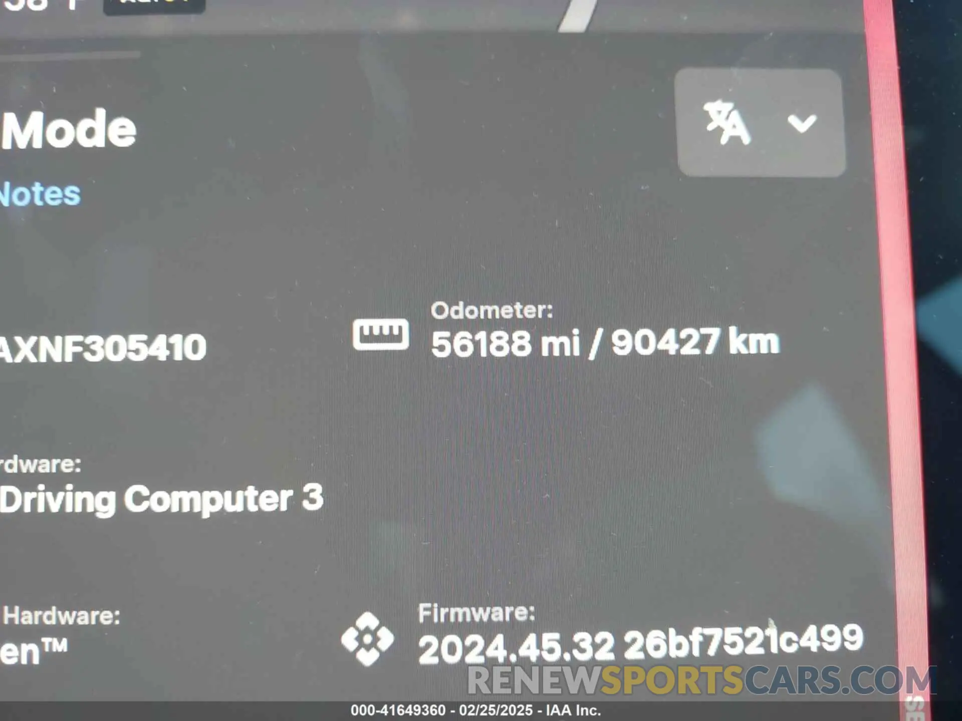 15 fotografías del automóvil dañado 5YJ3E1EAXNF305410 TESLA MODEL 3 2022