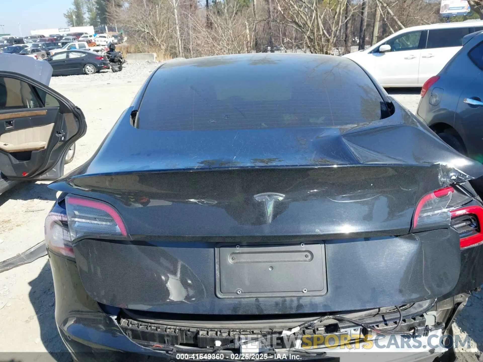 16 fotografías del automóvil dañado 5YJ3E1EAXNF305410 TESLA MODEL 3 2022