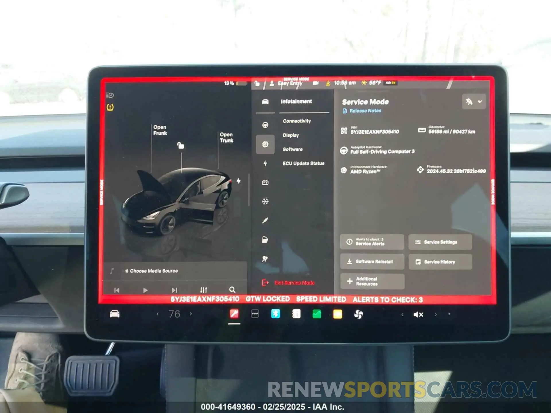18 fotografías del automóvil dañado 5YJ3E1EAXNF305410 TESLA MODEL 3 2022