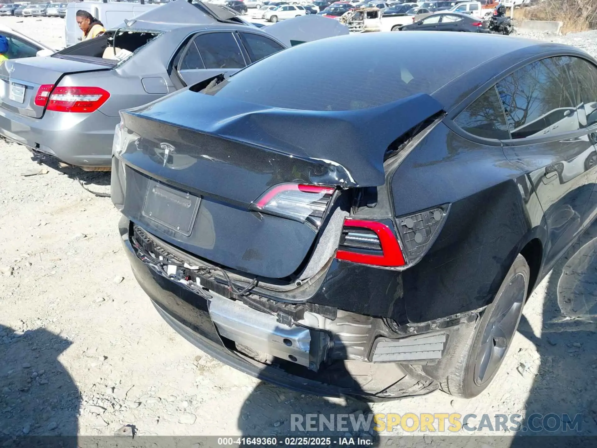6 fotografías del automóvil dañado 5YJ3E1EAXNF305410 TESLA MODEL 3 2022