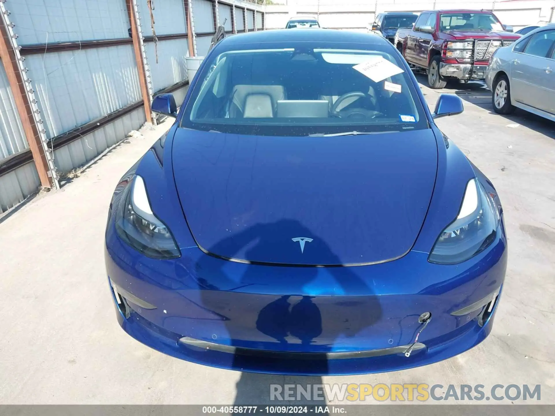 11 fotografías del automóvil dañado 5YJ3E1EAXNF305813 TESLA MODEL 3 2022