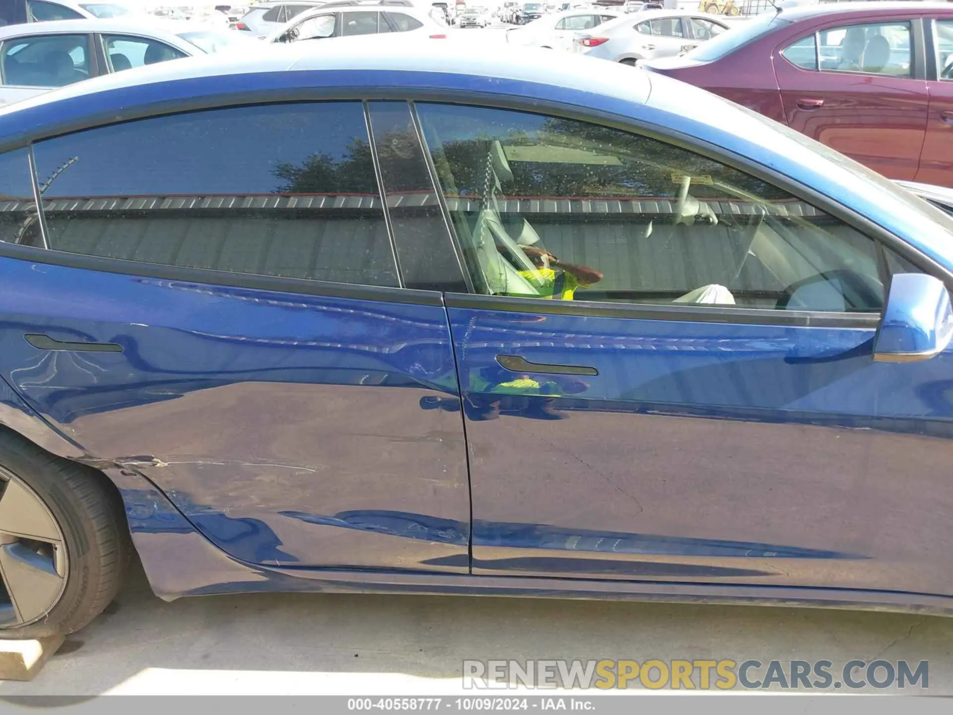 12 fotografías del automóvil dañado 5YJ3E1EAXNF305813 TESLA MODEL 3 2022