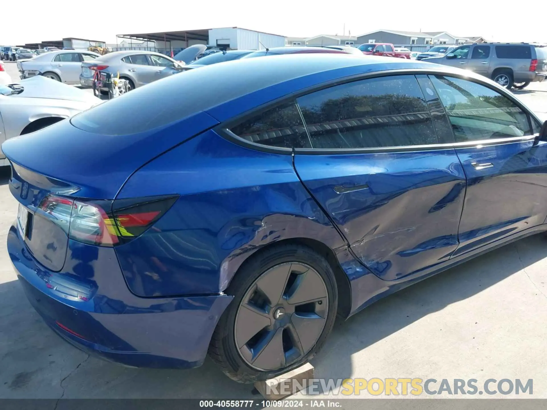 6 fotografías del automóvil dañado 5YJ3E1EAXNF305813 TESLA MODEL 3 2022