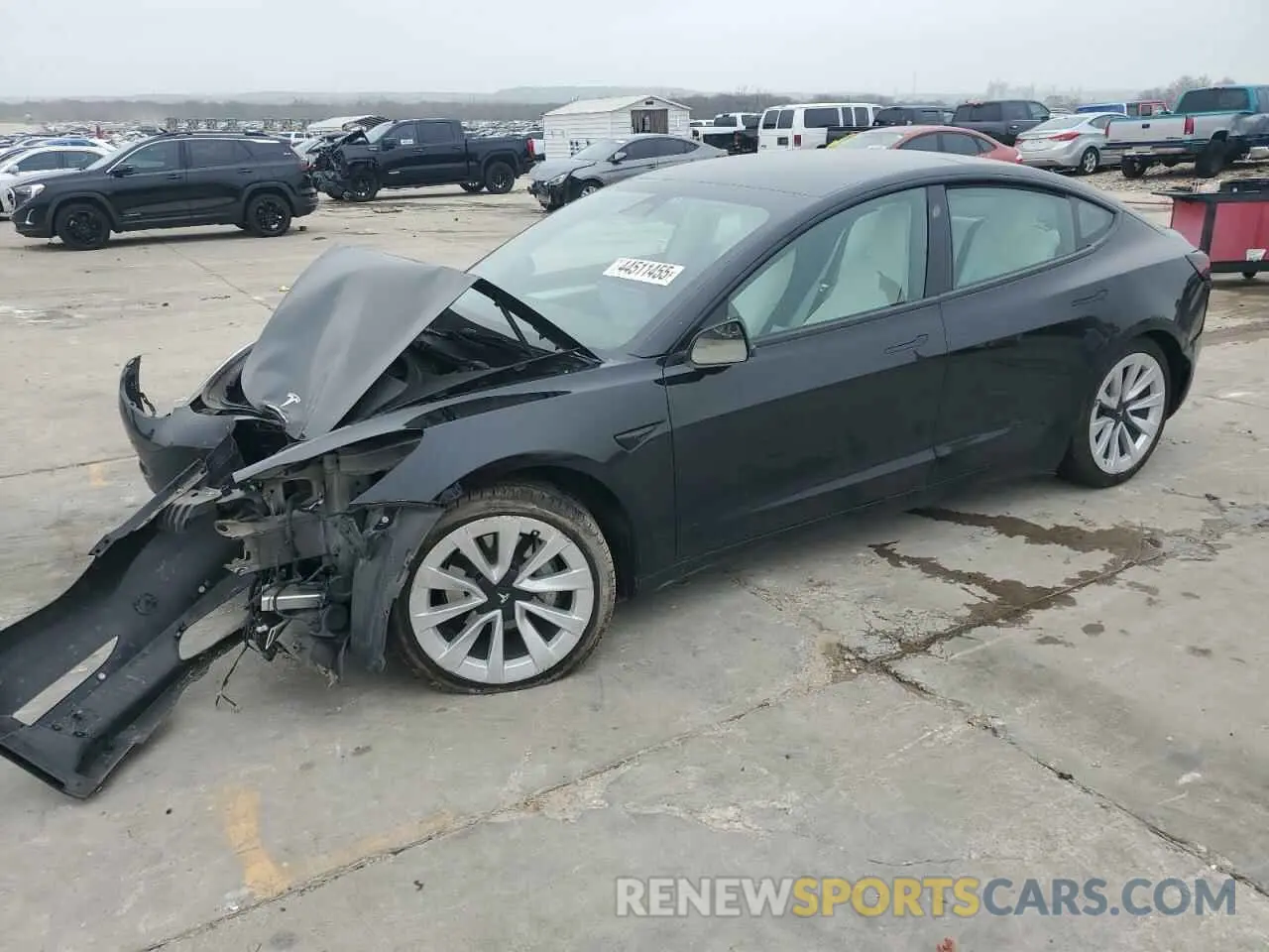 1 fotografías del automóvil dañado 5YJ3E1EAXNF310994 TESLA MODEL 3 2022