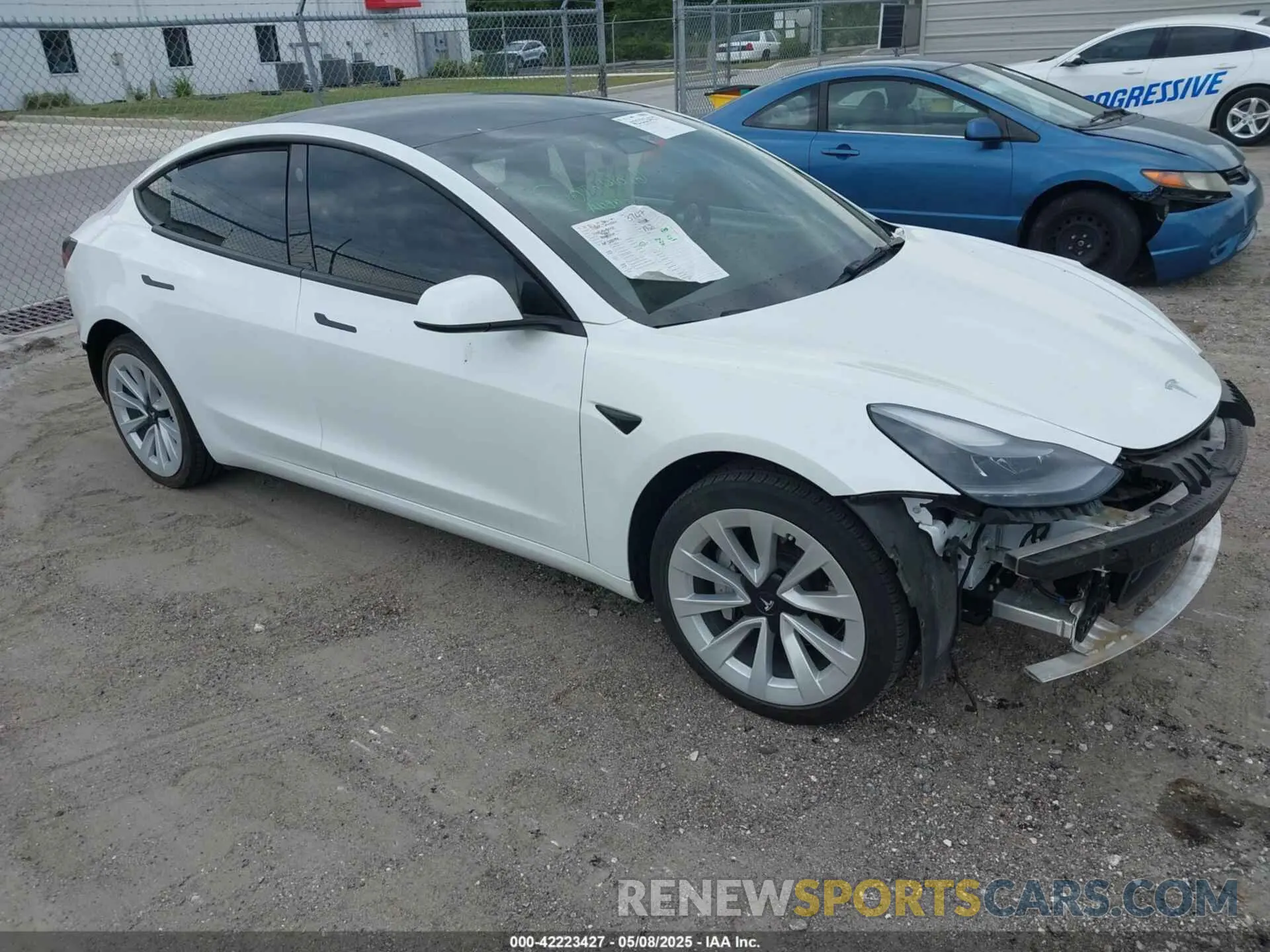 1 fotografías del automóvil dañado 5YJ3E1EAXNF328184 TESLA MODEL 3 2022