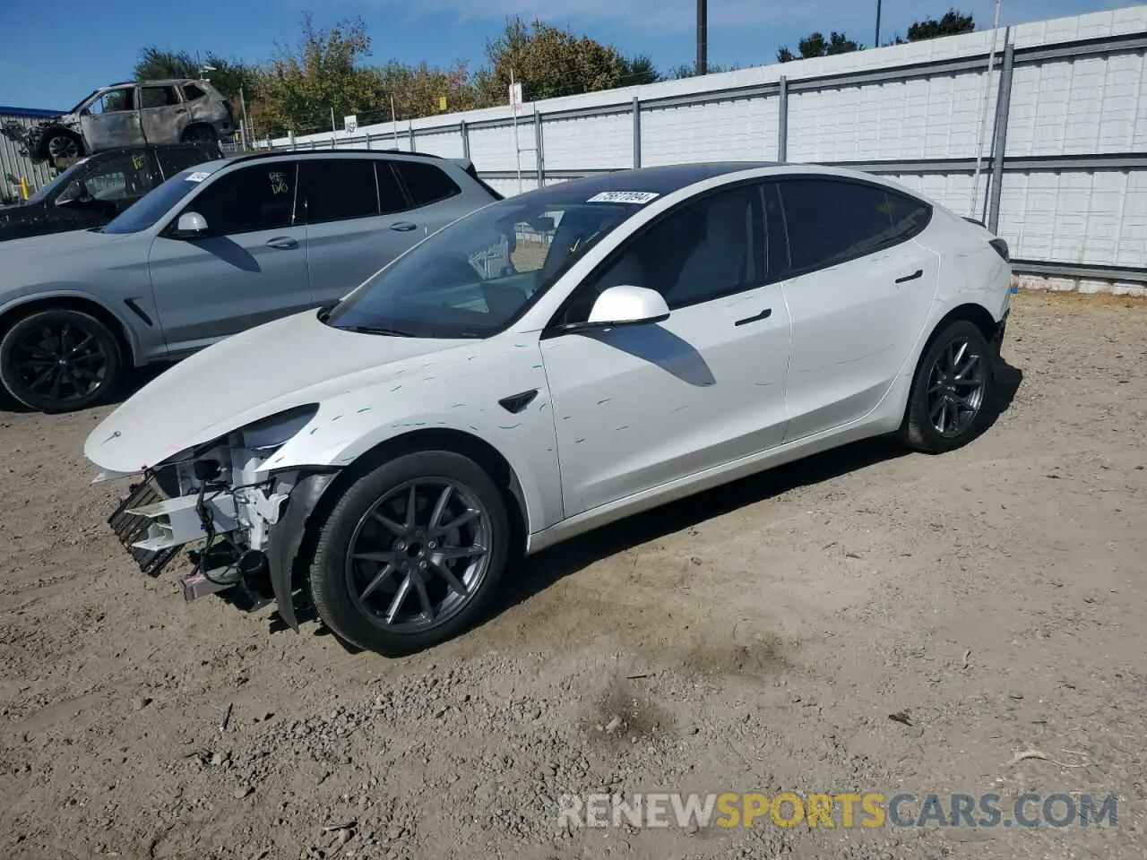 1 fotografías del automóvil dañado 5YJ3E1EAXNF331294 TESLA MODEL 3 2022
