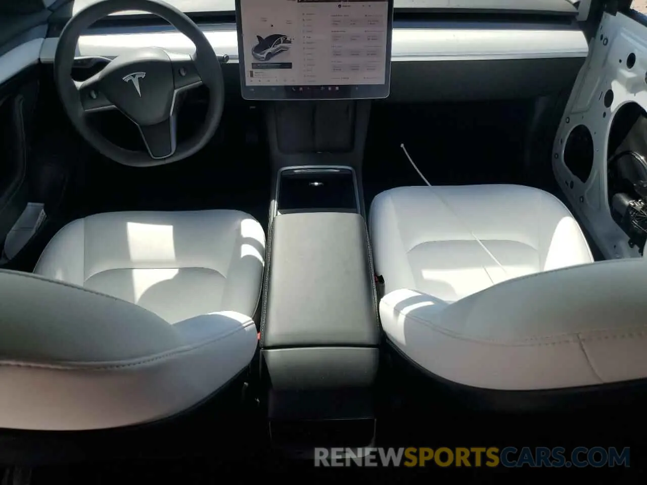 8 fotografías del automóvil dañado 5YJ3E1EAXNF331294 TESLA MODEL 3 2022