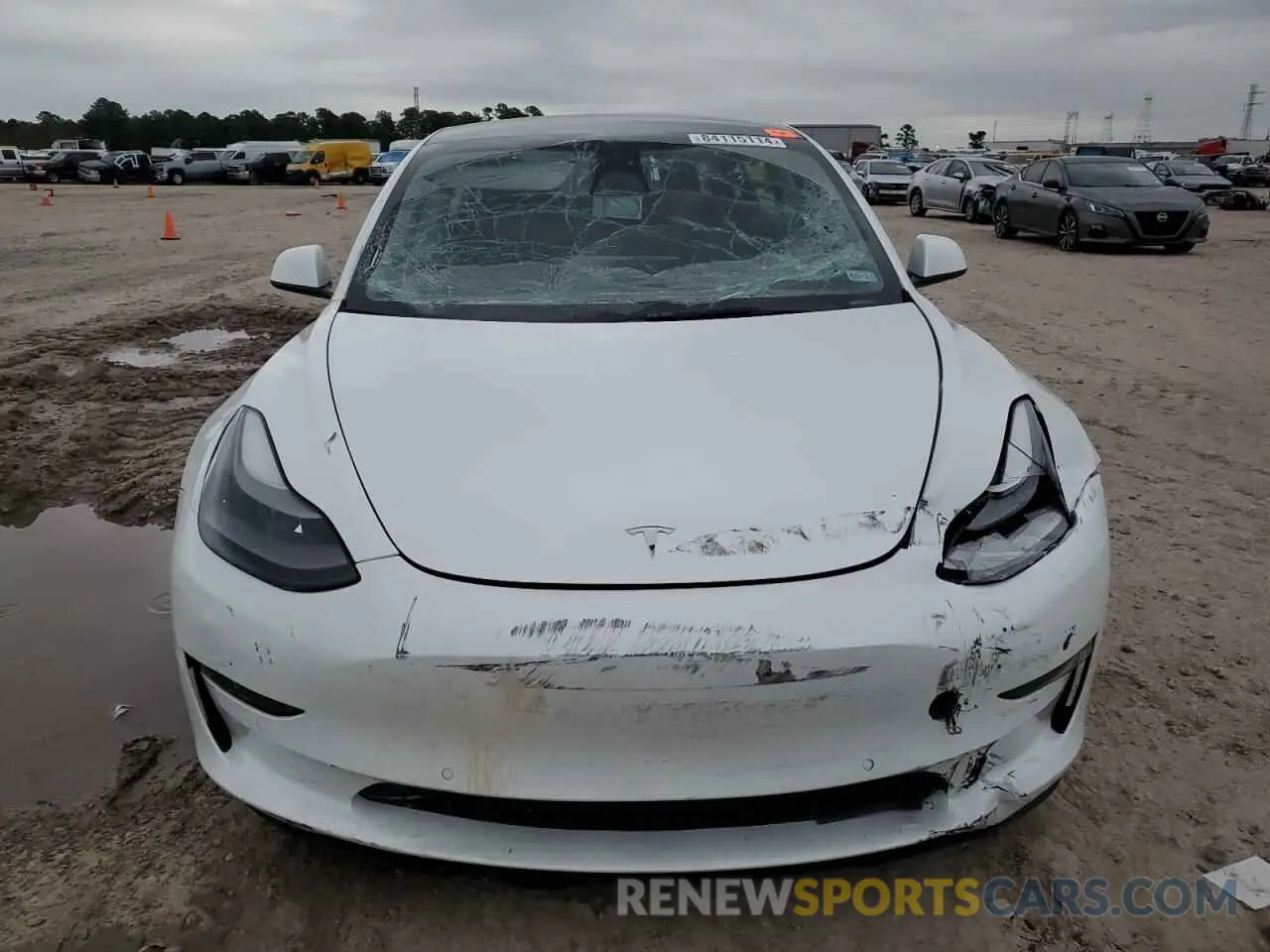 5 fotografías del automóvil dañado 5YJ3E1EAXNF331358 TESLA MODEL 3 2022