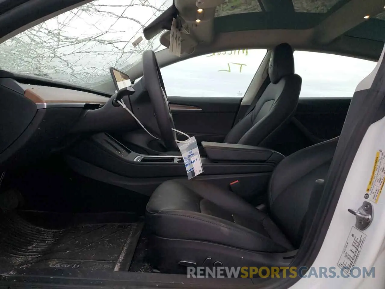 7 fotografías del automóvil dañado 5YJ3E1EAXNF331358 TESLA MODEL 3 2022