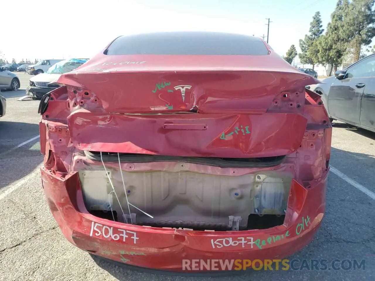6 fotografías del automóvil dañado 5YJ3E1EAXNF339959 TESLA MODEL 3 2022